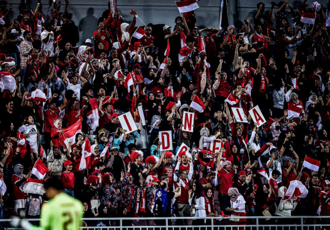 Suporter Timnas Indonesia Mulai Padati Sydney Stadium Tempat Pertandingan Timnas Indonesia VS Australia